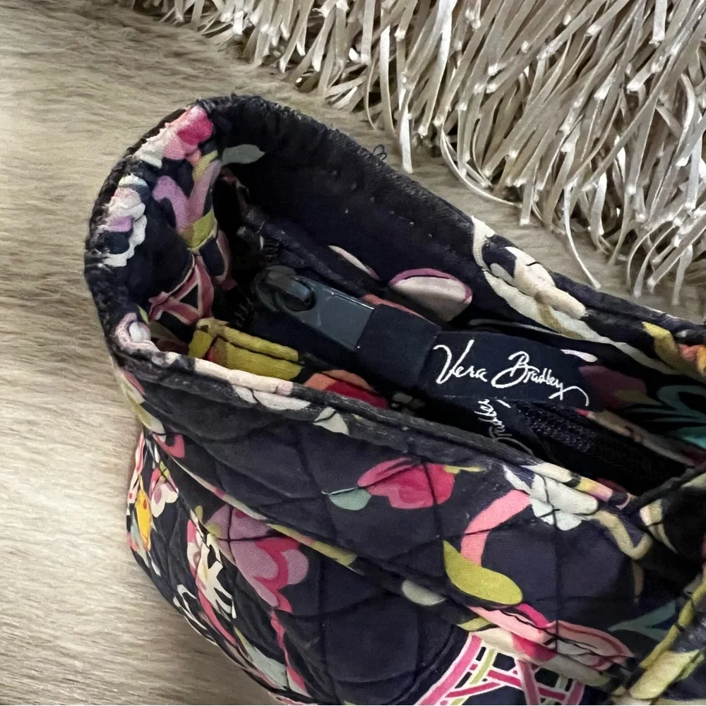 VERA BRADLEY Ribbons 2012 Mandy Tote
Pink Yellow Blue Floral Y2K Zipper Handles - Picture 5 of 15